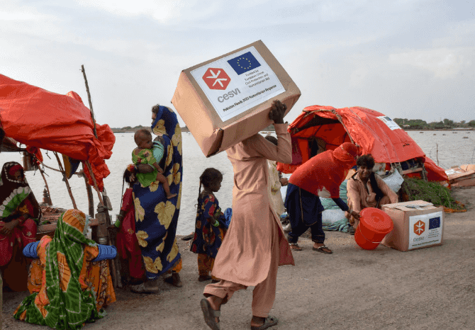 In return for the assistance given, these corporations have conditions for the humanitarian with the aim of boosting the marketing of their products